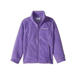 Kids Columbia Fleece Jacket, lavender color, great used condition, Sz 3T